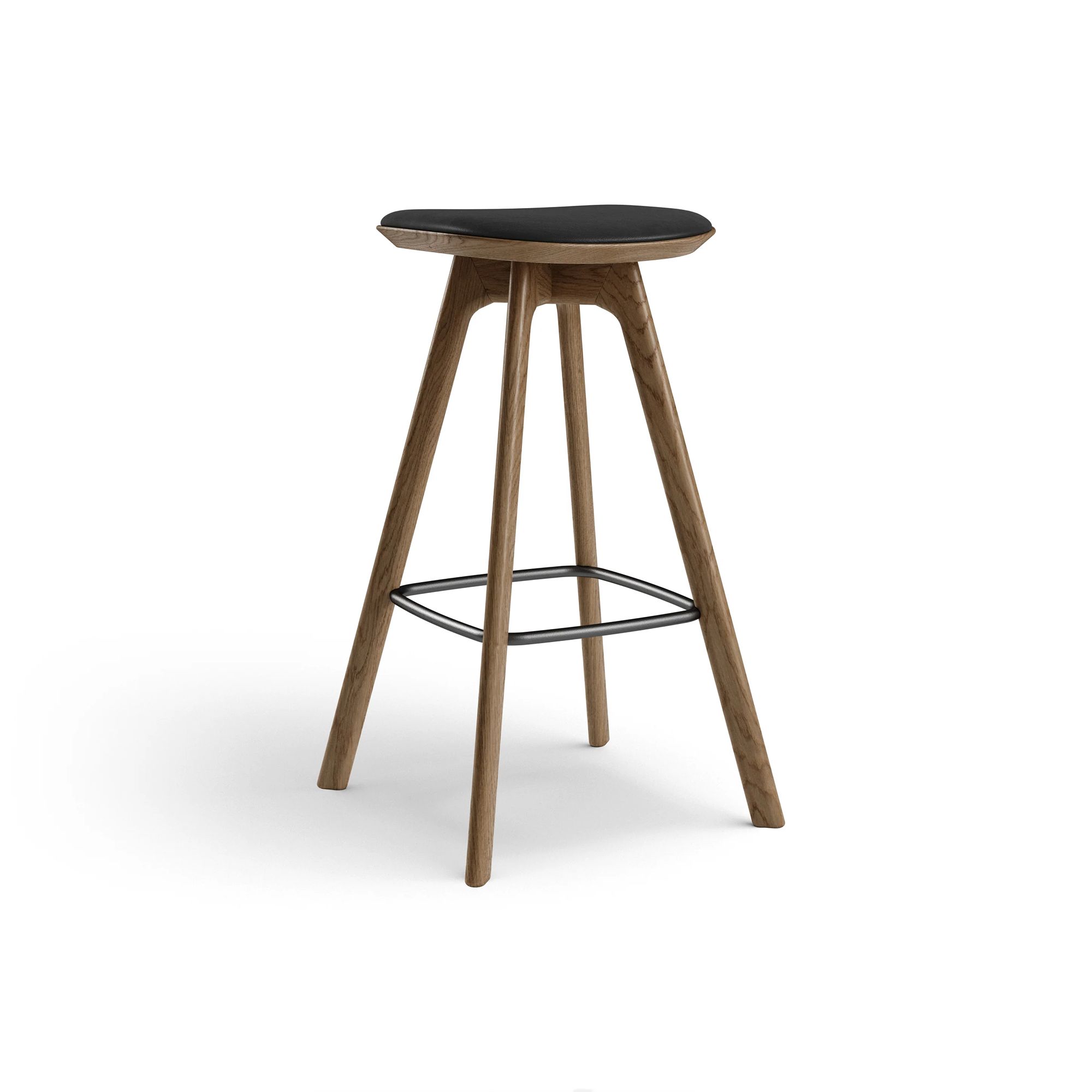  Oiled fumed oak, Black leather / savanne