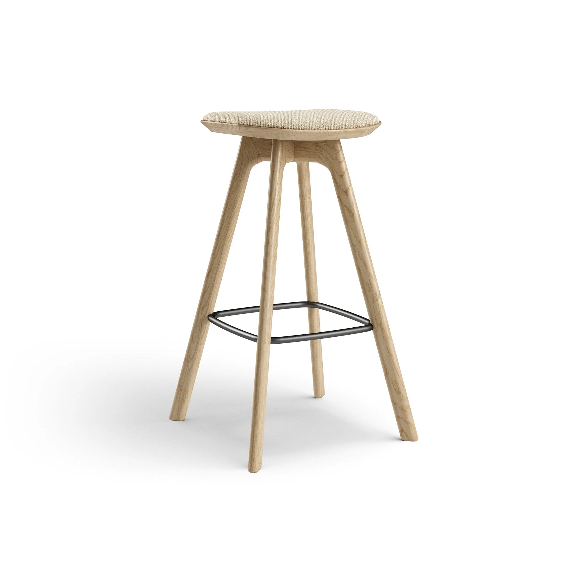  Oiled oak, Cream cotton blend / moss
