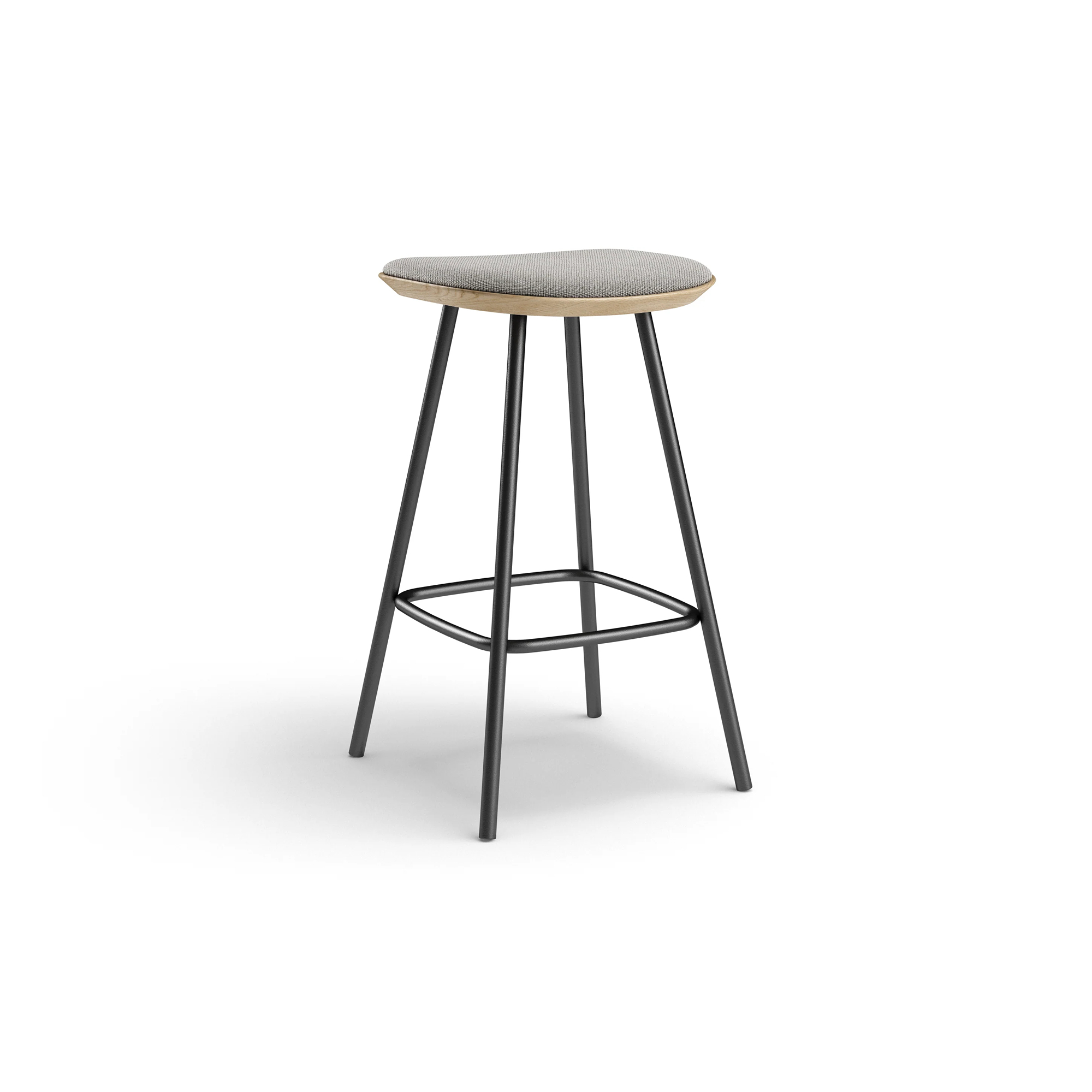  Oiled oak, Grey wool blend / Hallingdal 65
