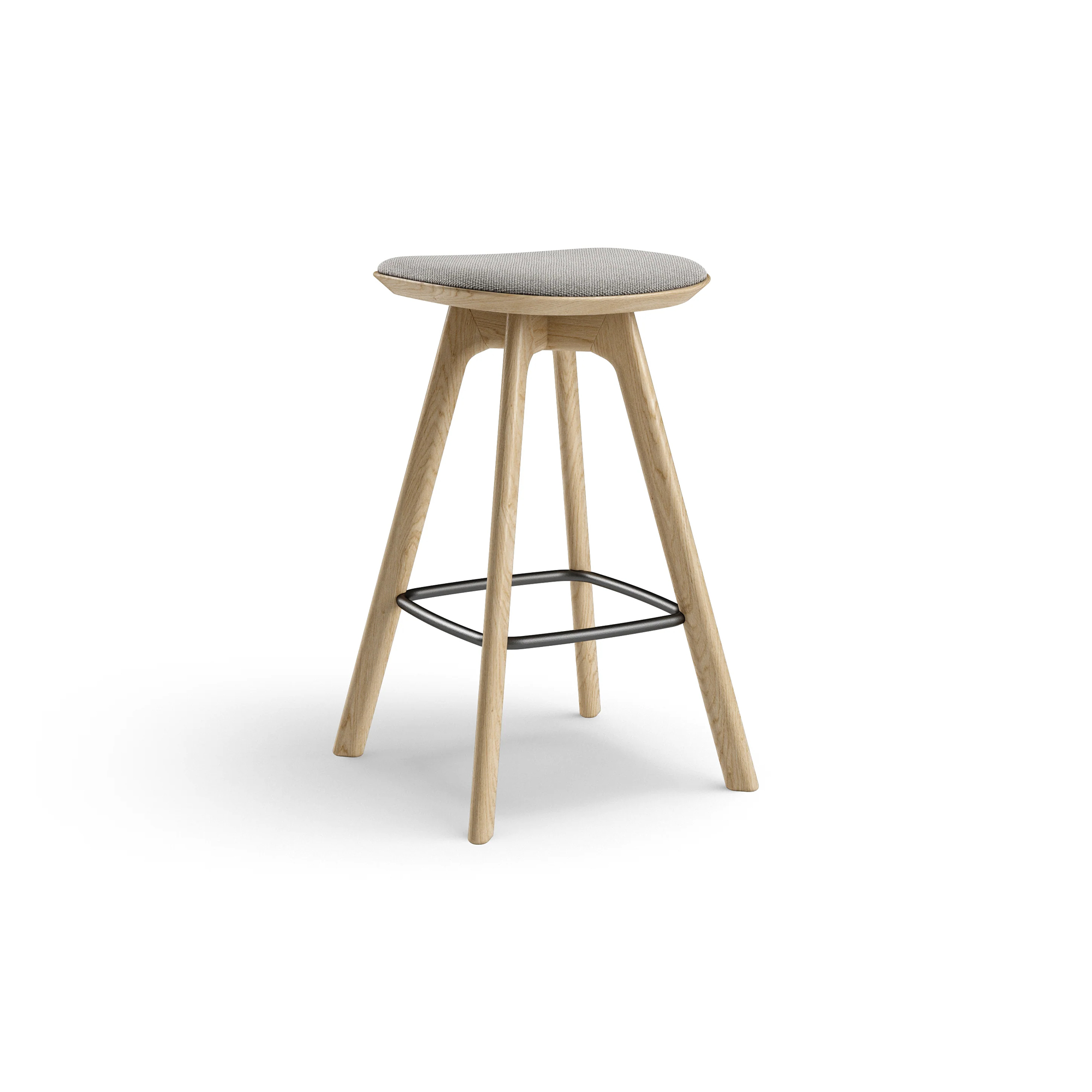  Oiled oak, Grey wool blend / Hallingdal 65
