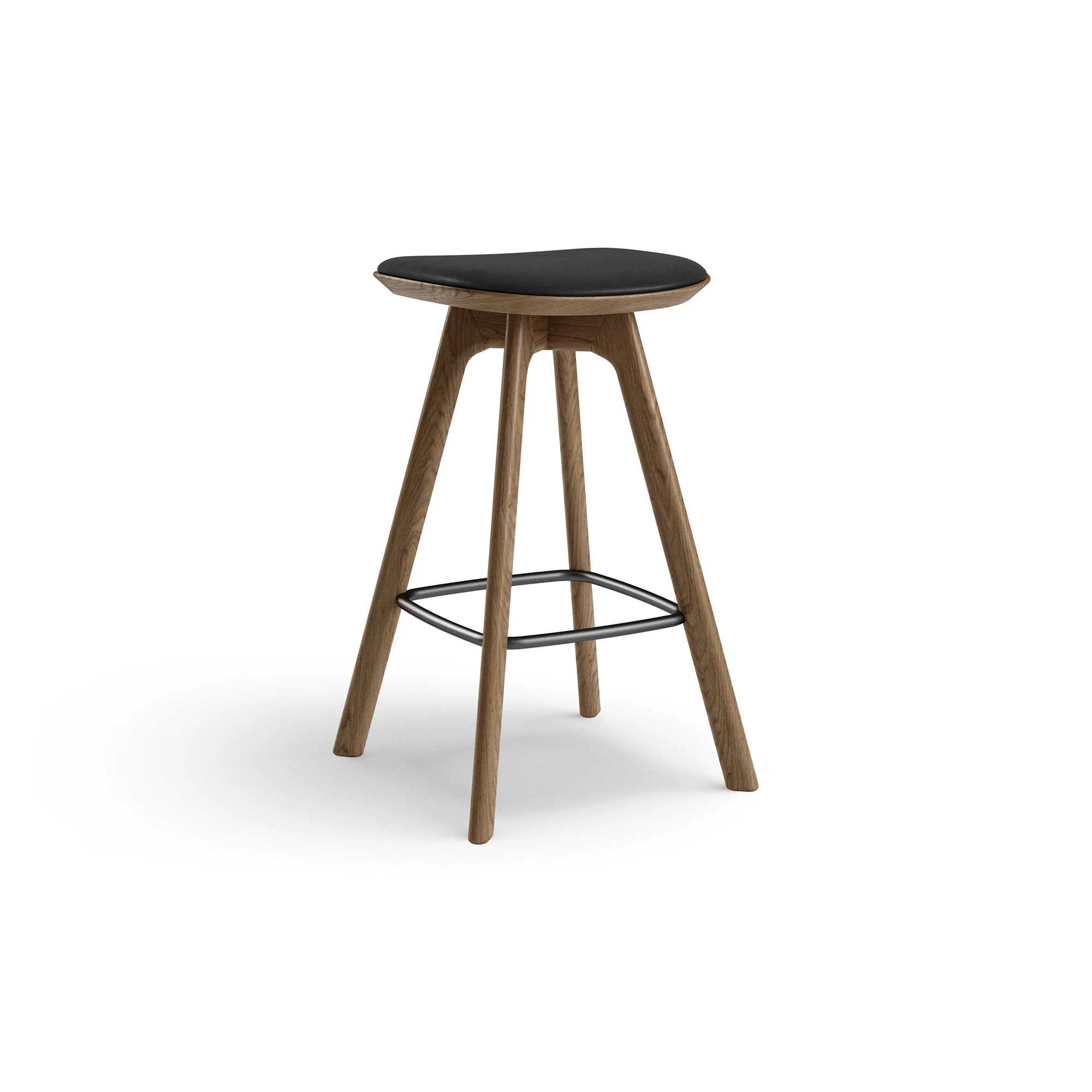  Oiled fumed oak, Black leather / savanne