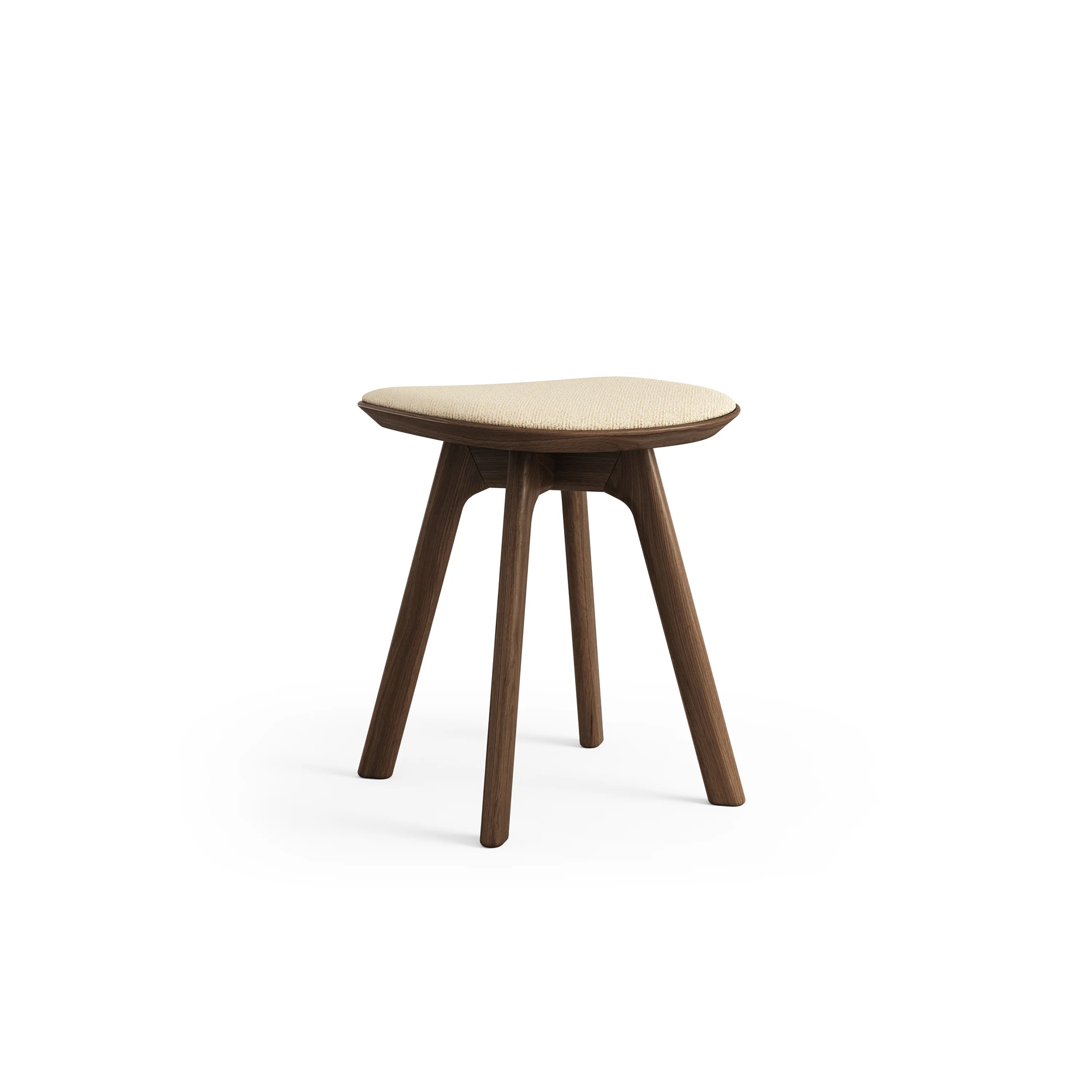  Oiled fumed oak, Cream Fabric / Kvadrat Moss 0019