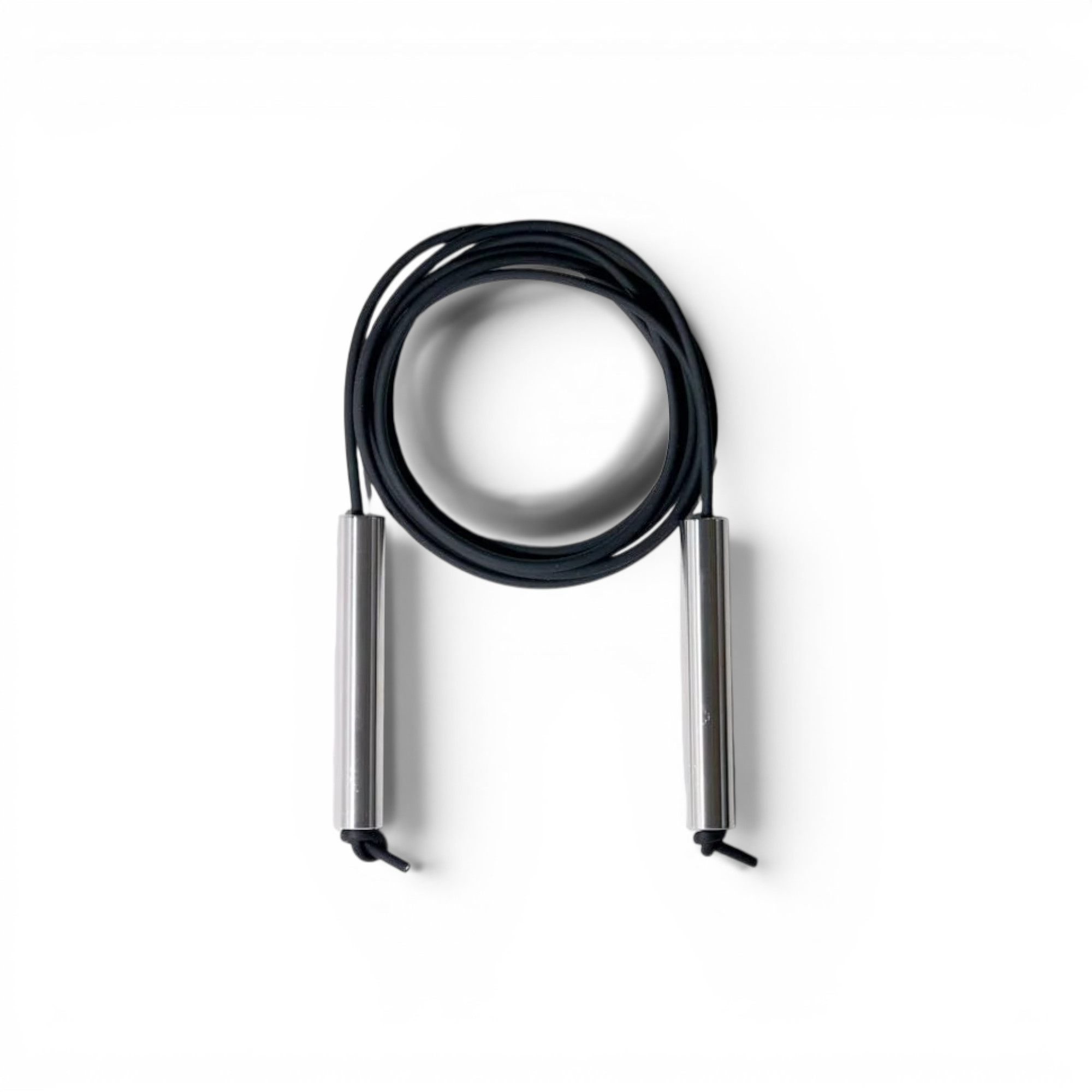  Stainless steel, Black leather / 5mm