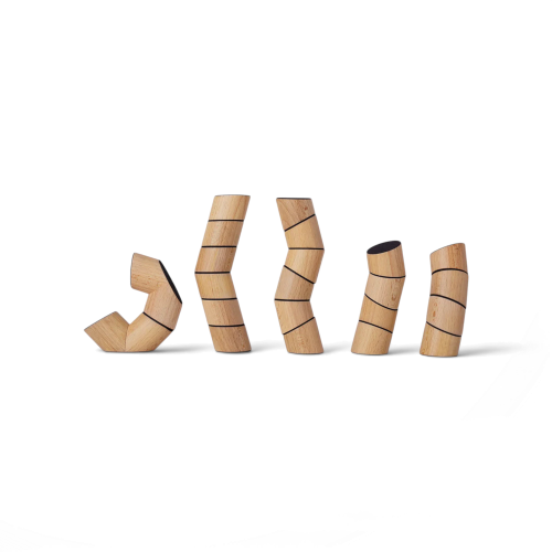 Loggos Medium 22-Piece Wooden Stacking Game