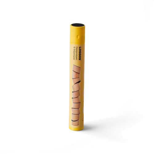 Loggos Small 10-Piece Wooden Stacking Game