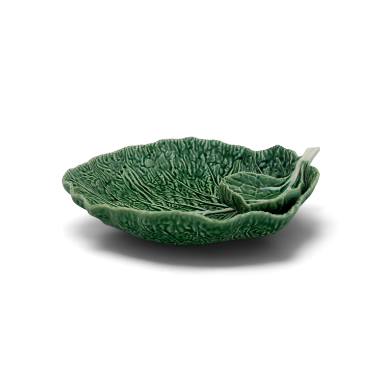 Cabbage Leaf Chip & Dip Platter