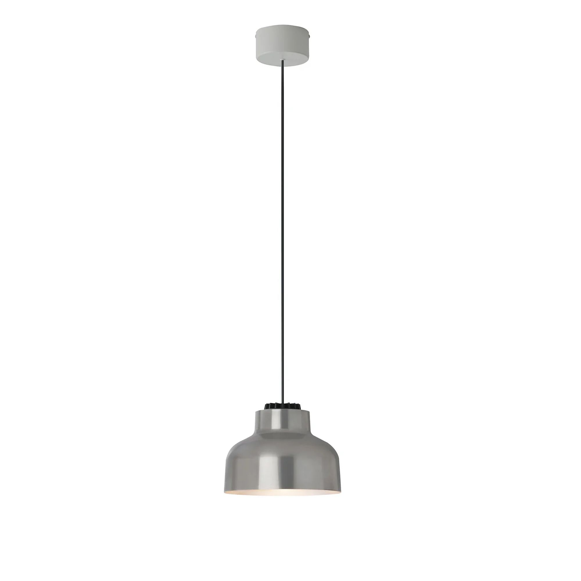  Polished aluminum, White