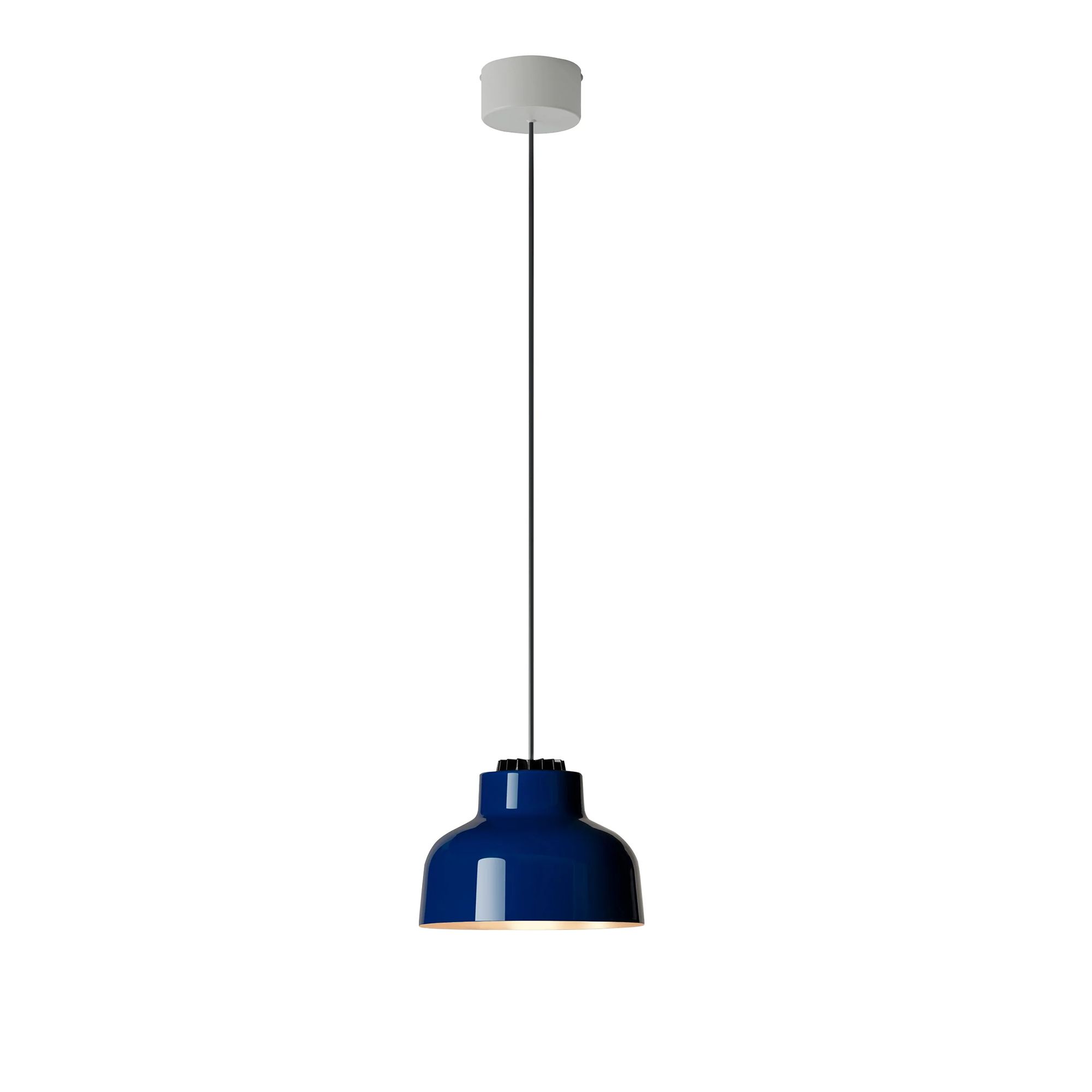  Glossy ultramarine blue, White