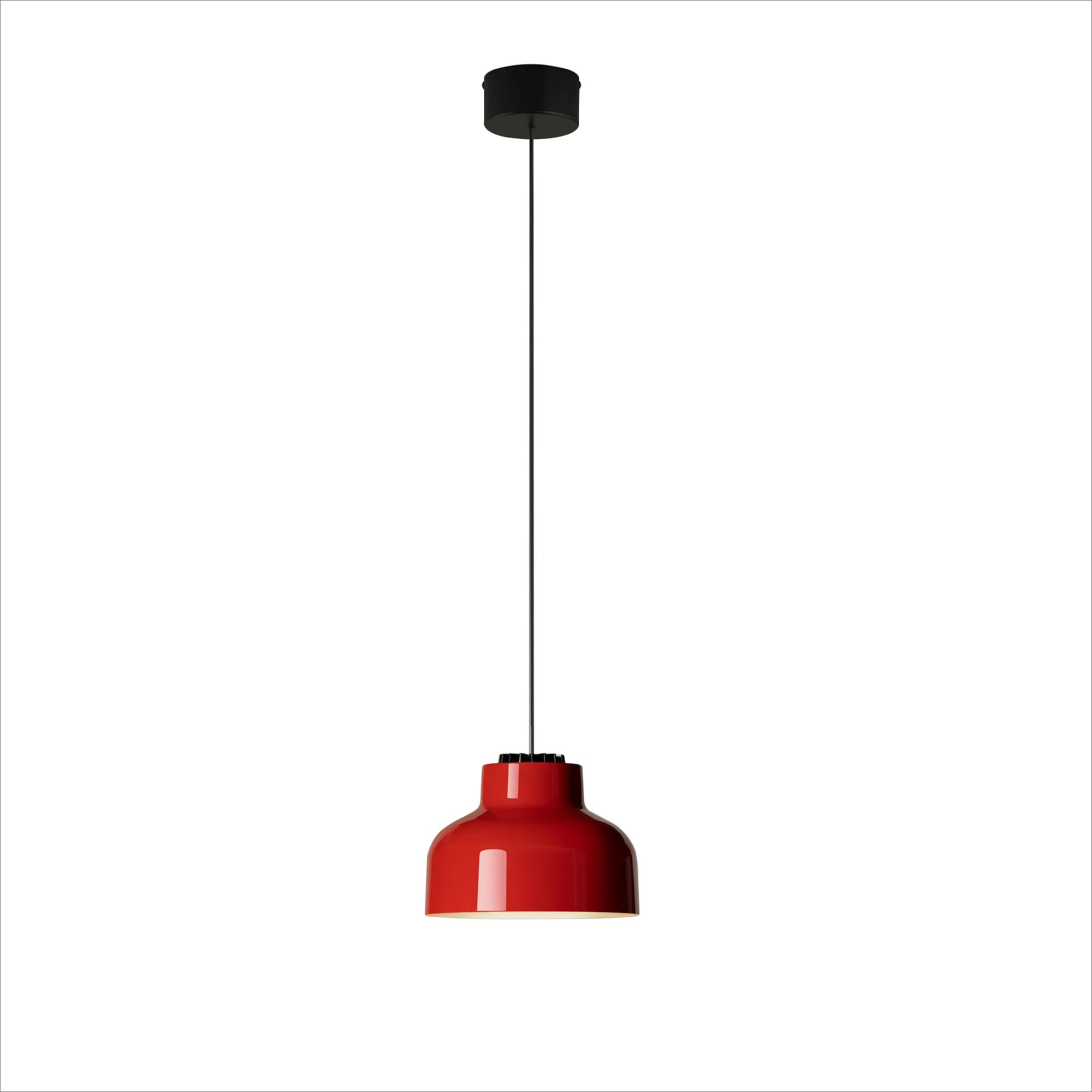  Glossy pure red, Black