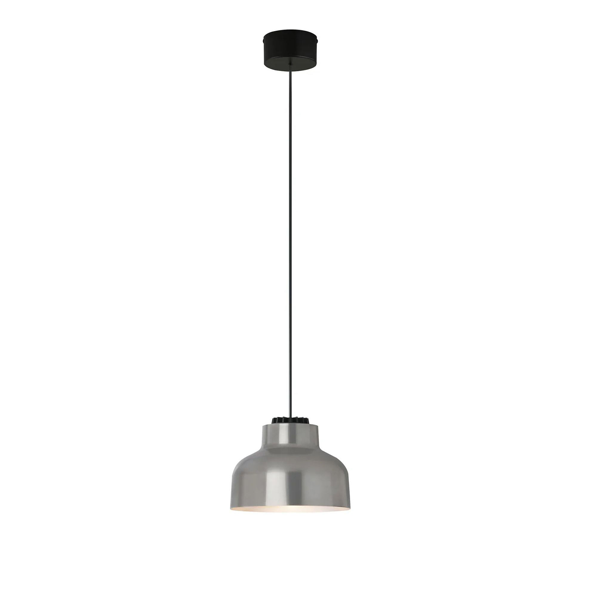  Polished aluminum, Black