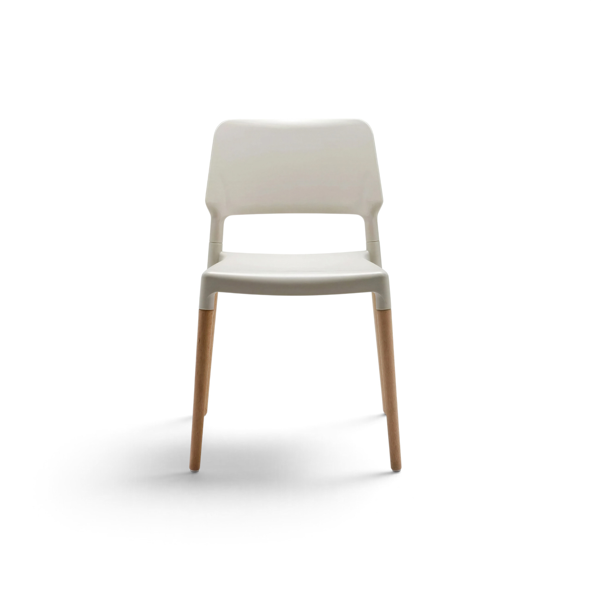  White / natural beech