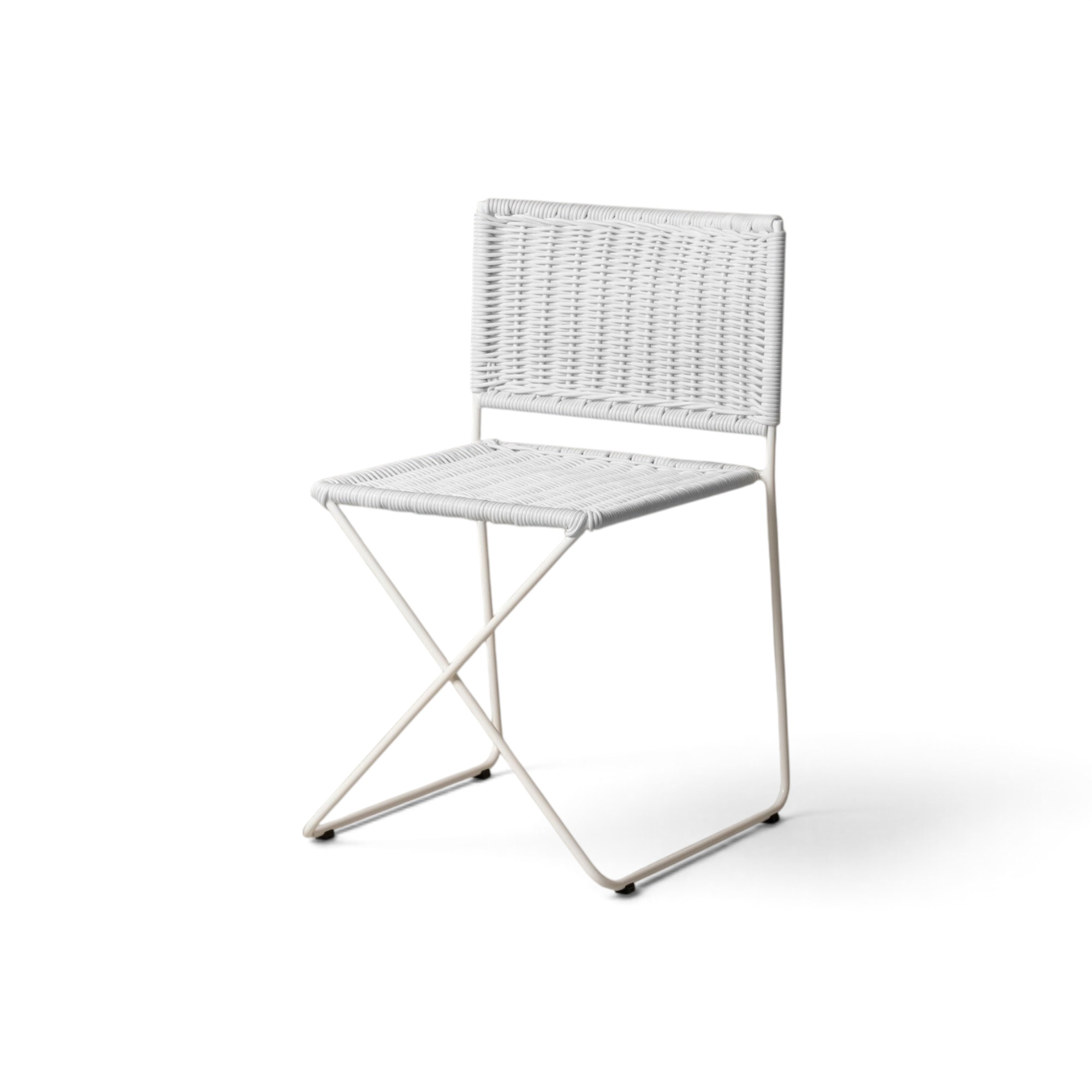  White Rattan / White Frame