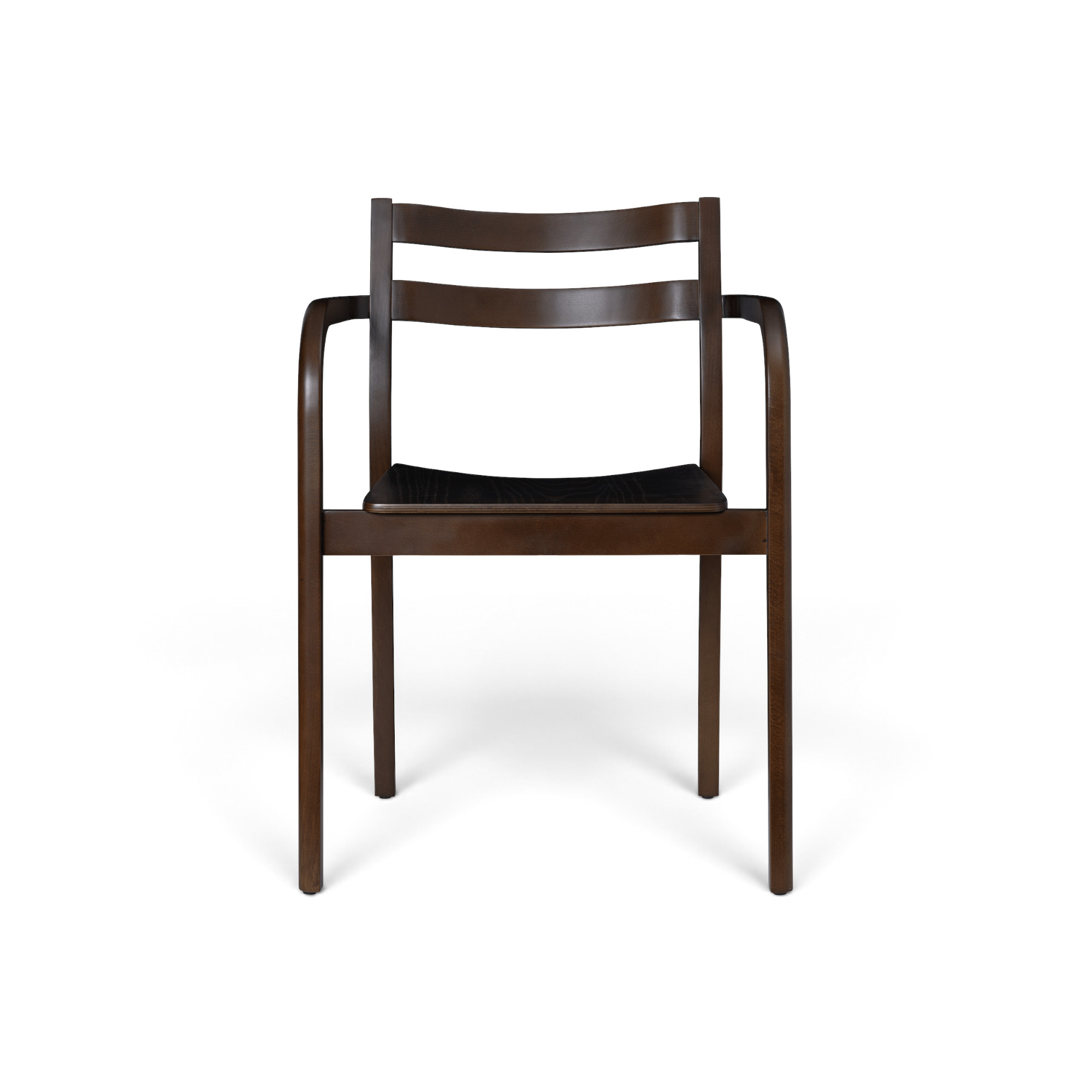  Dark stained beech