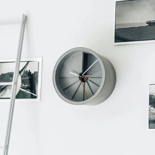 4th Dimension Concrete Clock - Gessato Design Store