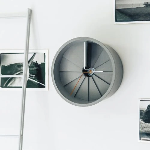 4th Dimension Concrete Clock - Gessato Design Store