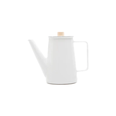 Kaico Enamel Coffee Pot by Makoto Koizumi - Gessato Design Store