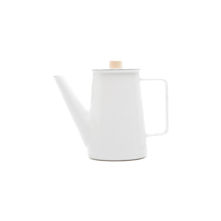 Kaico Enamel Coffee Pot by Makoto Koizumi - Gessato Design Store