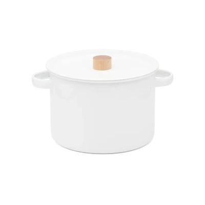 Kaico Enamel Pasta Pan by Makoto Koizumi - Gessato Design Store