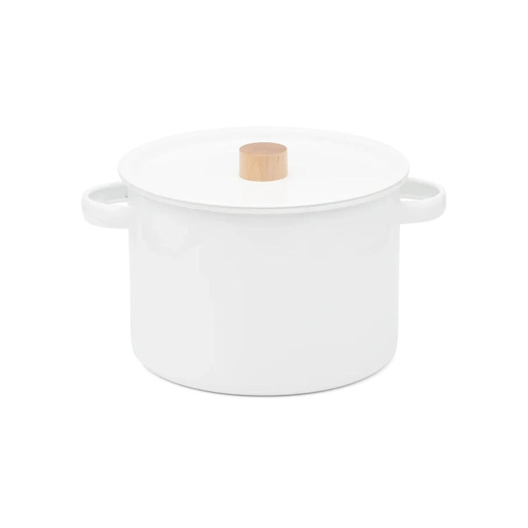 Kaico Enamel Pasta Pan by Makoto Koizumi - Gessato Design Store