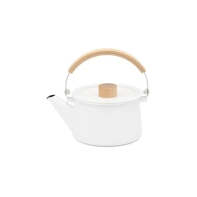 Kaico Enamel Tea Kettle by Makoto Koizumi - Gessato Design Store