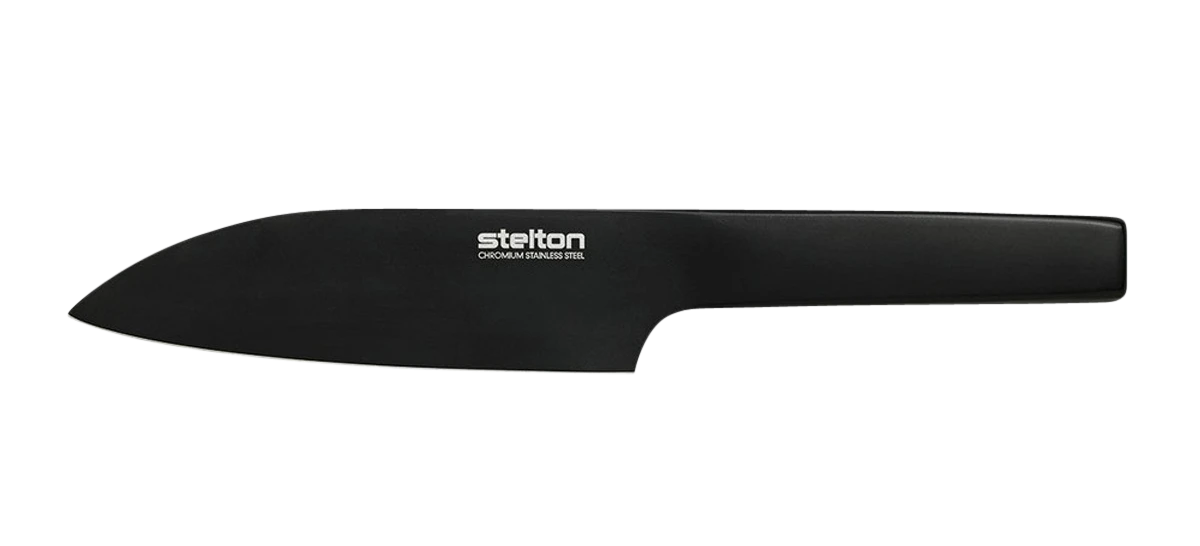 Pure Black Large Chef's Knife by Stelton-0