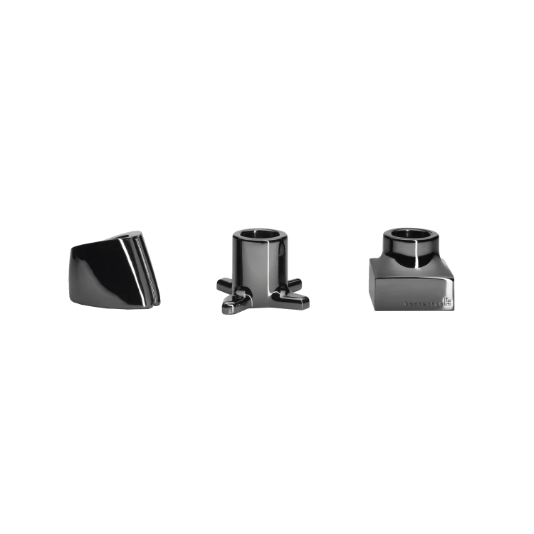 Kontextur VIKTOR Toothbrush/Razor Holders - Black - Gessato Design Store