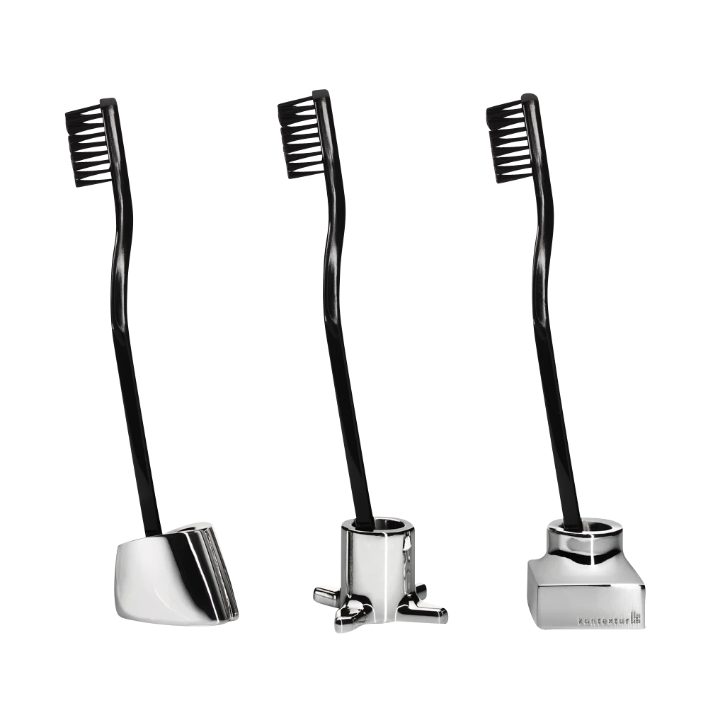 Kontextur VIKTOR Toothbrush/Razor Holders - Silver-0