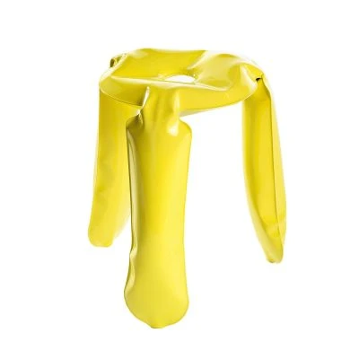 Plopp Inflated Metal Stool Yellow-23204