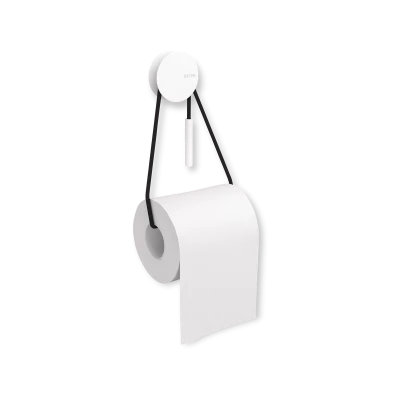 Diabolo Toilet Paper Holder, White - Gessato Design Store