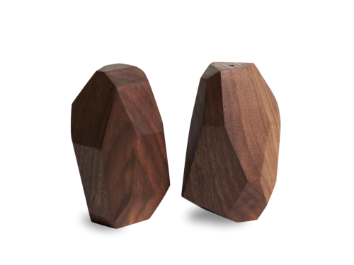 Walnut Salt + Pepper Shakers -0