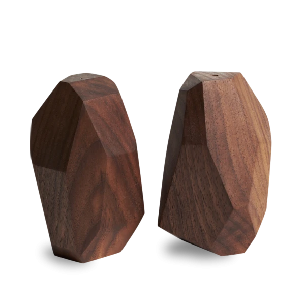 Walnut Salt + Pepper Shakers -0