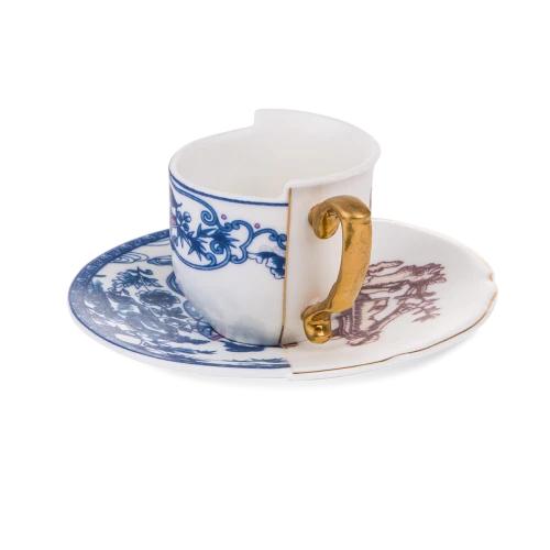 Seletti Hybrid Collection, Eufemia Coffee Cup & Saucer-0