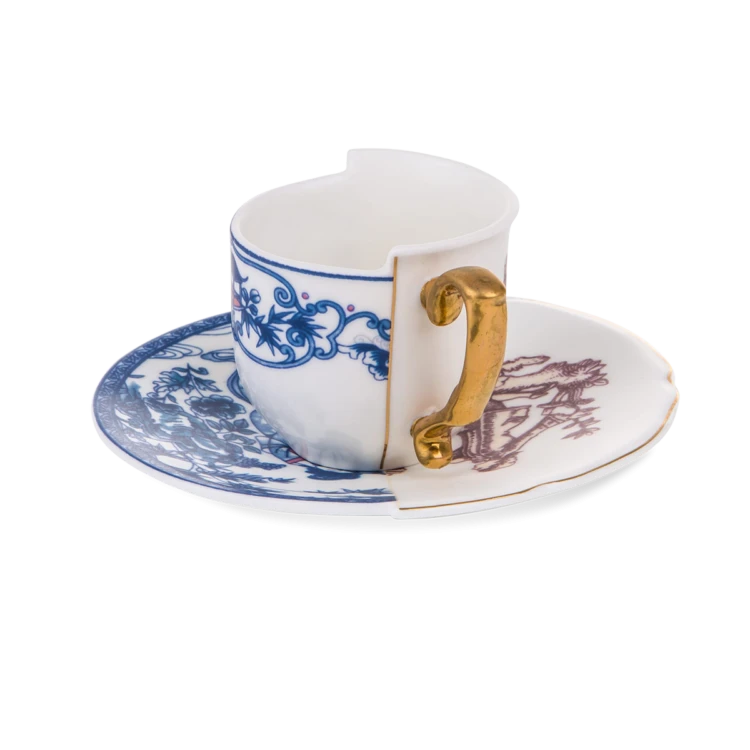 Seletti Hybrid Collection, Eufemia Coffee Cup & Saucer