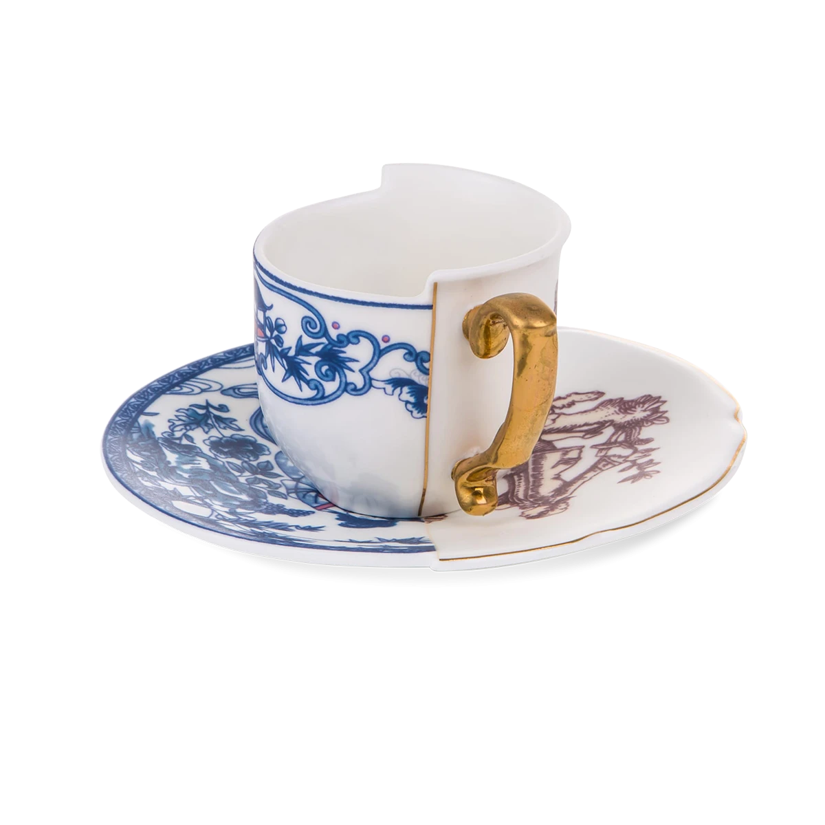Seletti Hybrid Collection, Eufemia Coffee Cup & Saucer-0