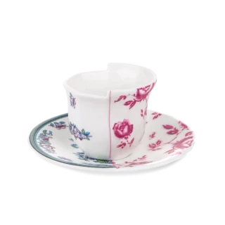 Seletti Hybrid Collection, Leonia Coffee Cup & Saucer-0
