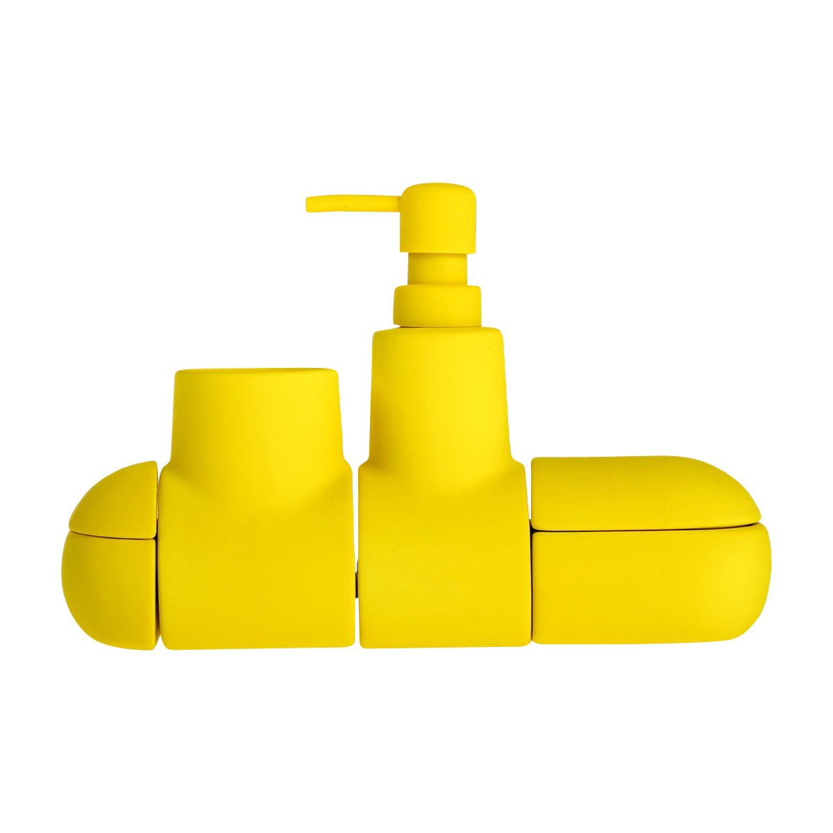 Submarino Bath Set, Yellow-0