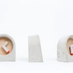 Moak Concrete Table Clock -25043