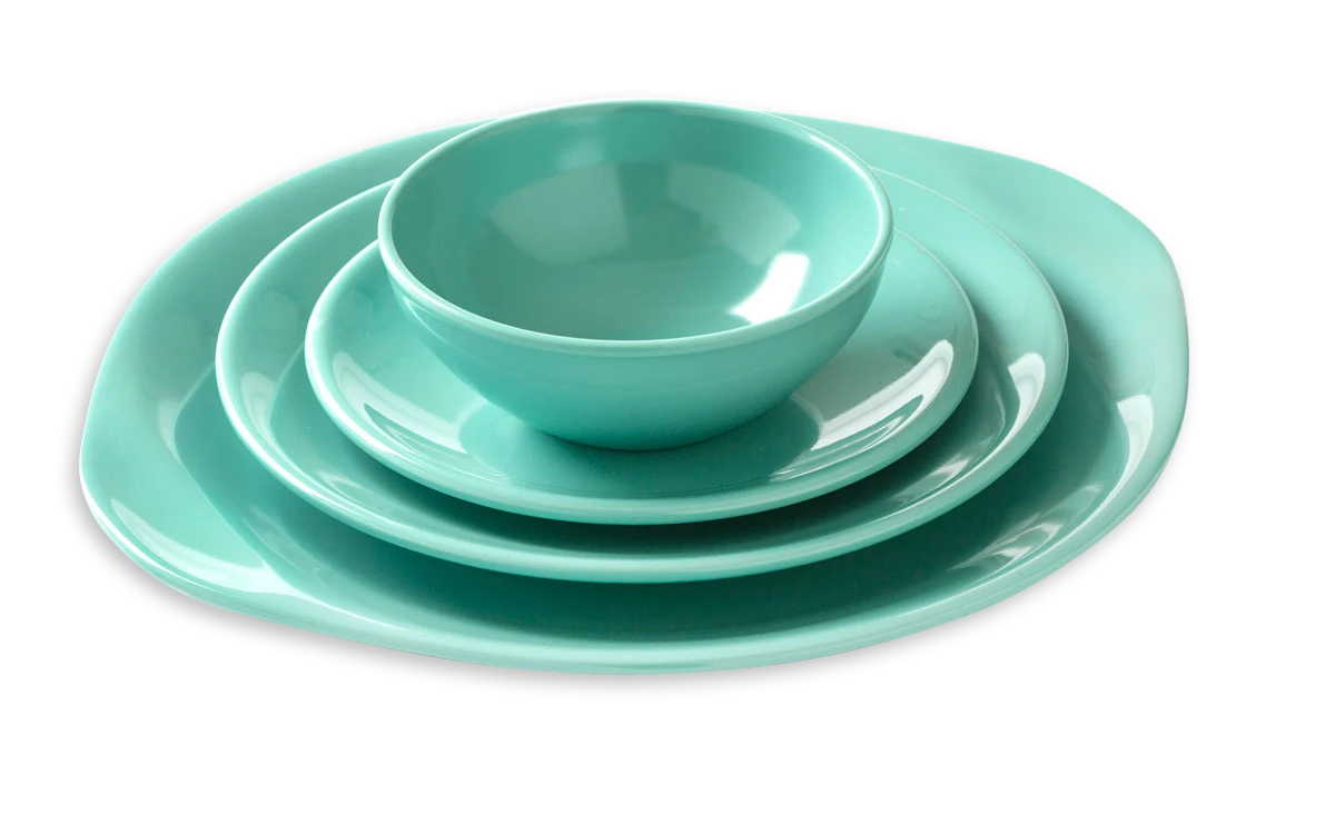 Russel Wright Melamine Tableware, Single Place Setting -0