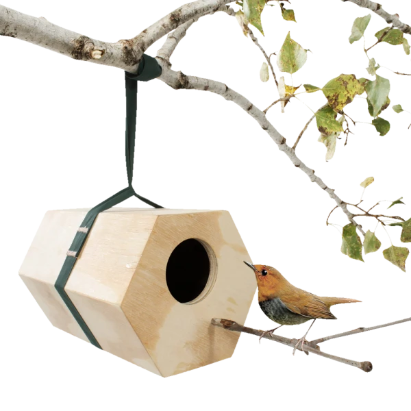 NeighBirds, Modular Wooden Birdhouses-0