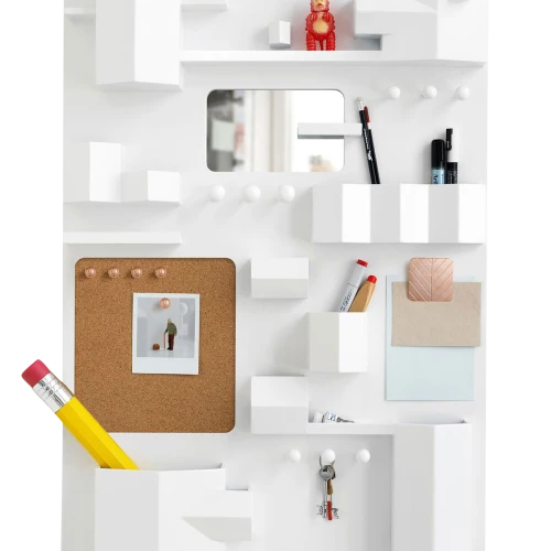 Suburbia Wall Storage by Seletti, White-0