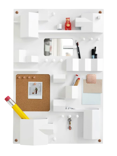Suburbia Wall Storage by Seletti, White-0