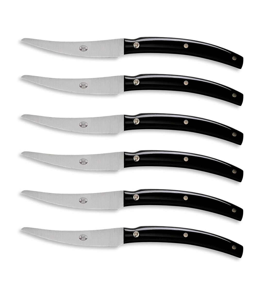 Convivio Steak Knife, Black - Set of 6-0