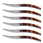 Convivio Steak Knife, Tortoise - Set of 6-26478