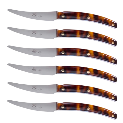 Convivio Steak Knife, Tortoise - Set of 6-0