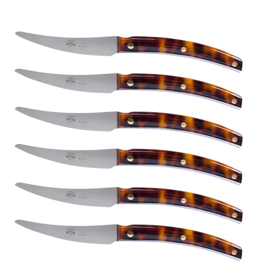 Convivio Steak Knife, Tortoise - Set of 6-0