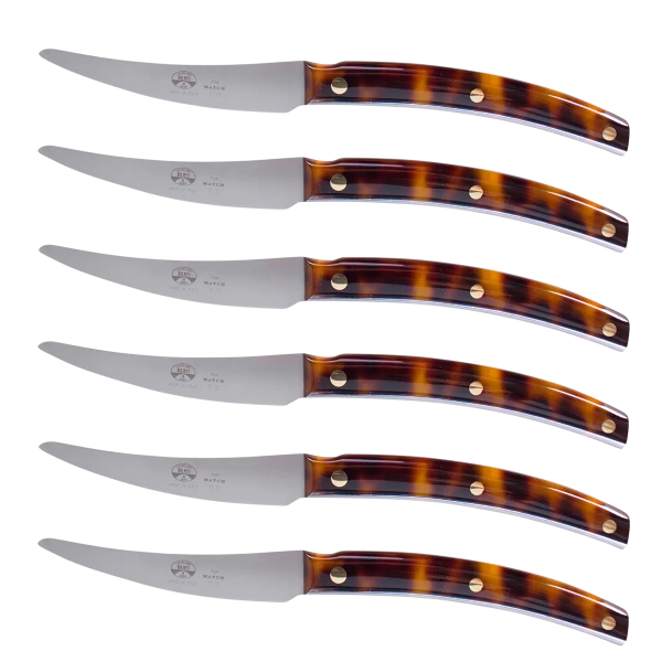 Convivio Steak Knife, Tortoise - Set of 6-0