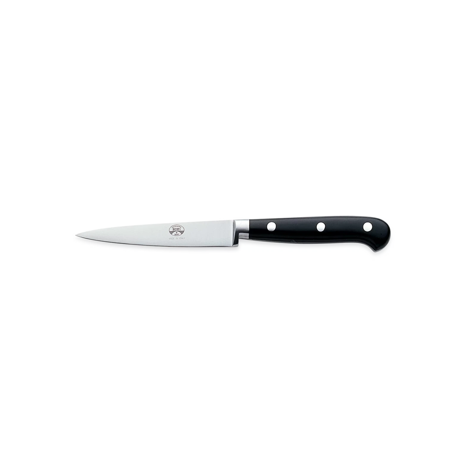 Straight Paring Knife, Black Lucite - Gessato Design Store