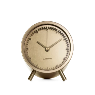 Leff Amsterdam & Piet Hein Eek's Tube Clock, Brass-0