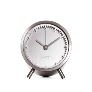 Leff Amsterdam & Piet Hein Eek's Tube Clock, Stainless Steel-0