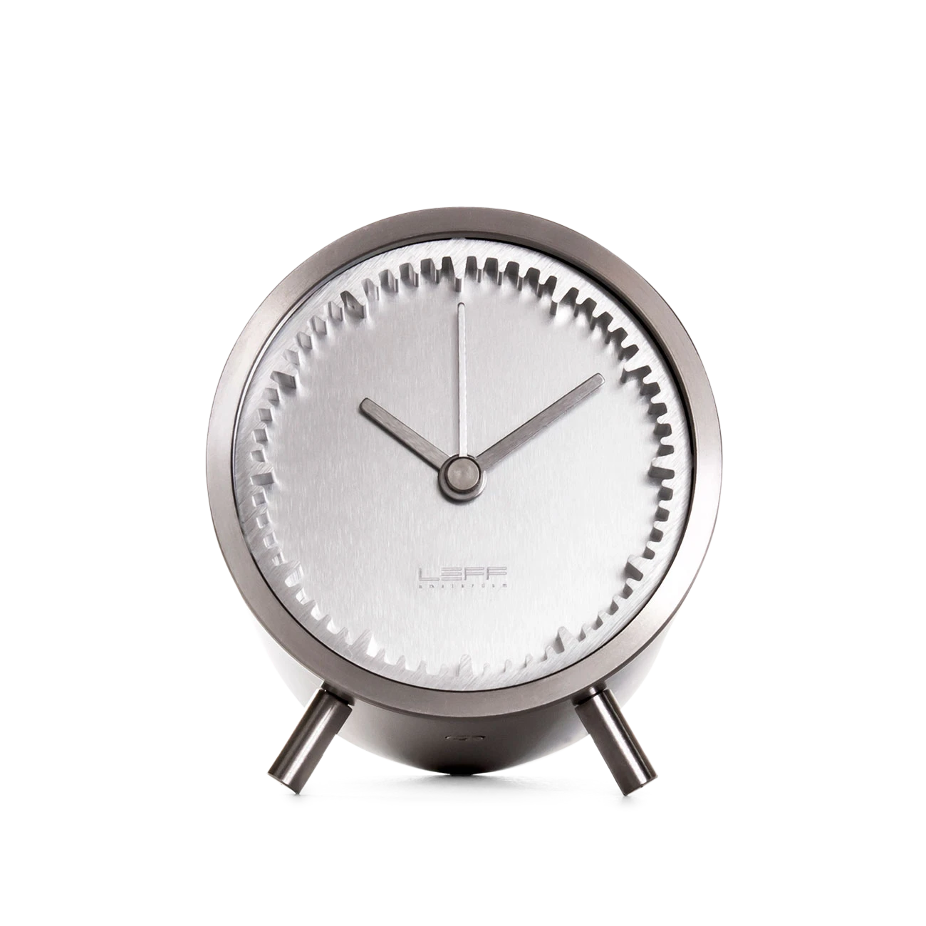 Leff Amsterdam & Piet Hein Eek's Tube Clock, Stainless Steel-0